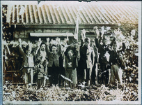 出征兵士見送り