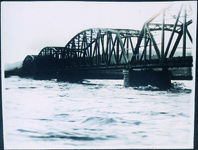 室戸台風による出水　那賀川橋