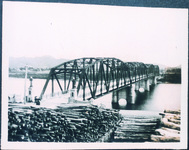 那賀川橋と材木