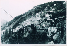 建設中の日野谷発電所