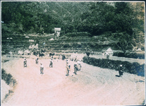 農繁期共同作業情景　中山下分実行組