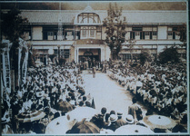 出征風景。二度目の出征。昭和１２年７月１２日、第２０師団に動員下令。７月１４日召集。