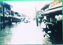 日和佐町桜通りの洪水