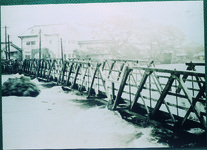 日和佐町厄除橋　洪水