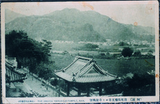 薬王寺より日和佐市街を望む