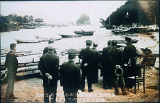 小出侍従長日和佐海岸視察