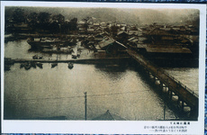 牟岐　大川橋（牟岐東西を結ぶ大動脈大川橋の容姿。清流朗々と奏でる讃町の譜）