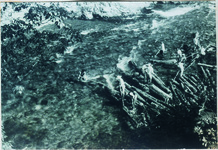 １－海南町海部川上流　木流し　右下