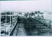 海部川橋床工事