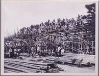 建築中の千秋閣