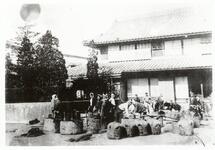 藍玉の俵づめ