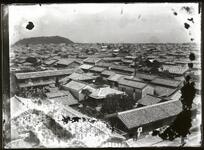 金比羅神社絵馬堂から見た徳島市街