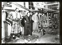 人形芝居舞台裏