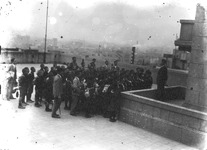 修学旅行？の生徒（小学生）