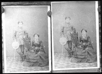 洋葬の男女（写真複写）