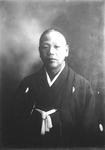 和服の男性の肖像（写真複写）