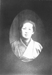 和服の女性の肖像（写真複写）