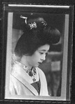 日本髪の女性写真（写真複写）