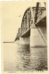 吉野川橋絵葉書　徳島市外（吉野川橋）（其二）