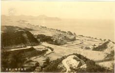 高徳線全通記念絵葉書　阿讃国境ノ展望