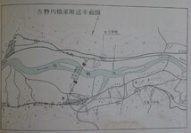 吉野川橋梁付近平面図