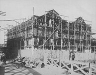 徳島倉庫株式会社倉庫（鉄筋コンクリート）工作中、設計建築科、監督卒業生