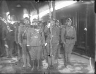 徳島歩兵第４３連隊・凱旋した辻連隊長と軍旗