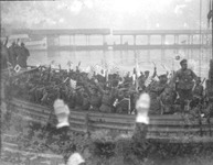 徳島歩兵第４３連隊・凱旋の上陸