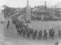 徳島歩兵第４３連隊・凱旋兵士の行進