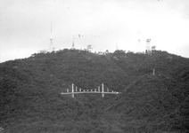 眉山と鳴門大橋の電飾