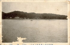 阿波井島と保養院の全景②