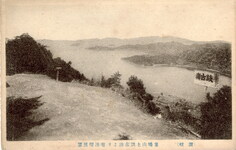 屋島山上談古嶺より庵冶湾展望(讃岐)