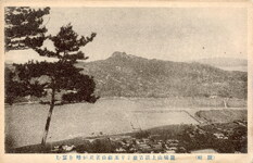 屋島山上談古嶺より五剣山源氏が峰を望む(讃岐)