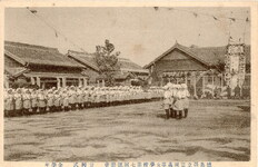 徳島県立富岡高等女学校第７回運動会　分列式全学年