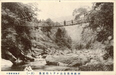 阿波国祖谷山かずら橋実景(其一)