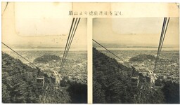 眉山より徳島市街を望む