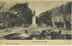 旧藩主蜂須賀正勝公銅像