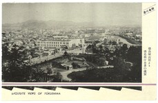 徳島城山頂より徳島県庁全景の遠望