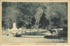 池田町諏訪公園噴水池附近