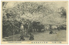 徳島公園祈念碑前