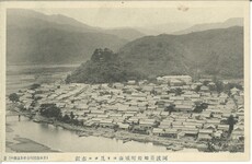 阿波日和佐町城山ヨリ見タル市街