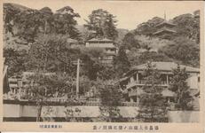 徳島市大滝山ノ桜花満開ノ景