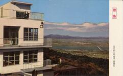 徳島　近代的な眉山山頂展望台