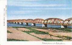 （観光の徳島市）東洋一を誇る吉野川橋全景