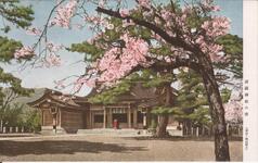 護国神社の桜（徳島・城山頂上）