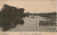 徳島市徳島橋ヨリ公会堂ヲ望ム