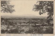 徳島公園ヨリ淡路島ヲ望ム