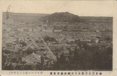 徳島眉山大瀧山より城山並市街望