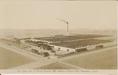 The whole view of Nagao Weaving Mill situated at Kami-Akui