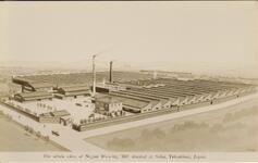 The whole view of Nagao Weaving Mill situated at Sako